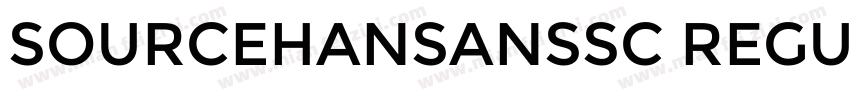SOURCEHANSANSSC REGULAR 0字体转换